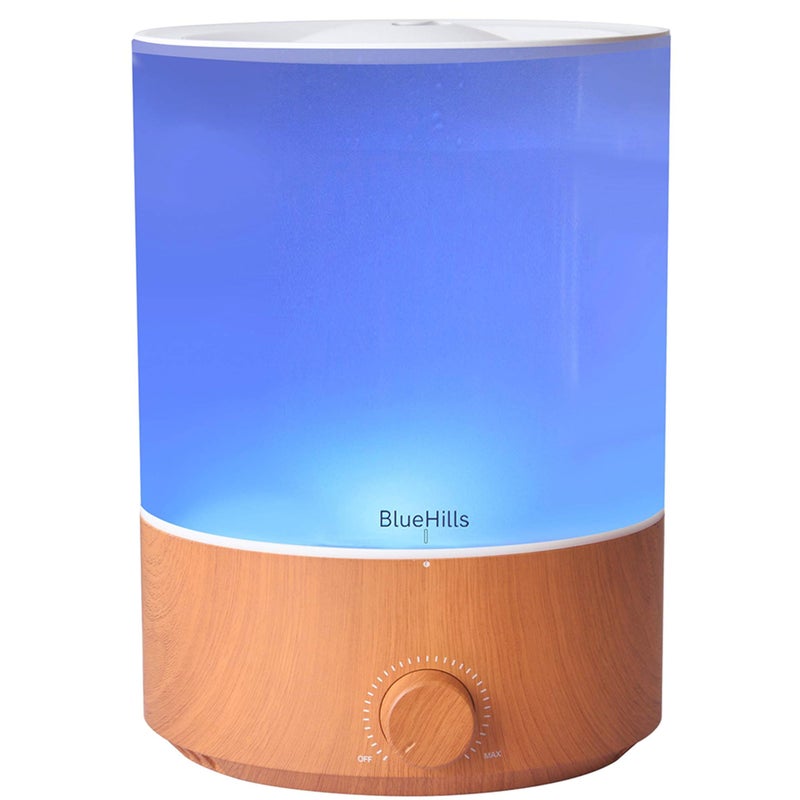 BlueHills Premium 4000 ML XL Essential Oil Diffusers - 70 Hour Run Aromatherapy Diffuser & Air Humidifier Mist for Large Room 7 LED Colors Oil Big Diffuser Essential Oils for Home w/Auto Shut Off E403 - Image 1